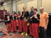 displaying winning medals